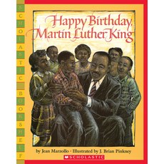 (英文圖書)Happy Birthday Martin Luther King Jr. 平裝版, Scholastic Paperbacks, 英文