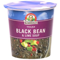 DR.McDOUGALL'S RIGHT FOODS 黑豆酸橙即食湯 杯裝, 1個, 95克