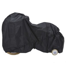 隱密設計自行車罩, 1個, 黑色