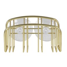SPECTRUM 吸盤式水槽海綿瀝水架 7*11.4*6.4cm, 1個, 金子