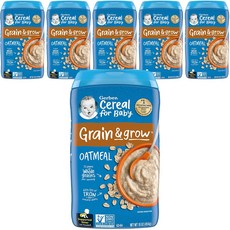 Gerber 嘉寶 寶寶副食品穀物粉, 燕麥口味, 454g, 6罐