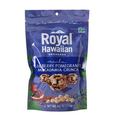 Royal Hawaiian ORCHARDS 皇家藍莓石榴澳洲堅果脆餅, 1袋, 113g