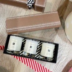 【Jo Malone】童話薑餅聖誕系列 旅行香氛蠟燭套裝 松木 桉樹 苦橙 暖烘栗子, 詳見包裝