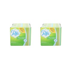 Puffs Plus Lotion系列雙層柔膚紙巾 隨機出貨, 56抽, 2盒