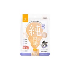 汪喵星球 無膠純肉泥 貓零食 純肉泥 貓食品 無膠肉泥 純肉泥零食, 6g, 1包裝, 鮪魚