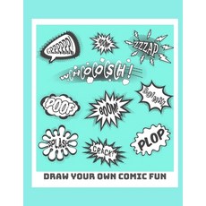(英文圖書) Draw Your Own Comic Fun: Create Your Own Comic Book Strip Variety of 4 different Templates F... 平裝版, Independently Published, 英文