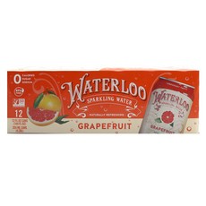 滑鐵盧蘇打水葡萄柚, 12件, 355毫升