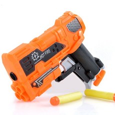 玩具先生 炫彩兒童安全軟彈槍 下拉式吸盤槍 安全軟彈 兒童玩具, 橘NG無盒