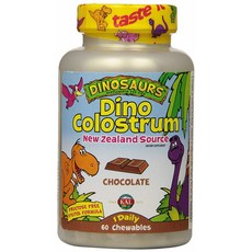 KAL DINOSAURS 維他命咀嚼錠 巧克力味, 1瓶, 60顆