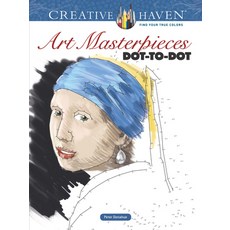 (英文圖書) Creative Haven Art Masterpieces Dot-To-Dot 平裝版, Dover Publications, 英文