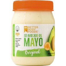 BETTER BODY FOODS 酪梨美乃滋 無麩質 原味, 1個, 444ml