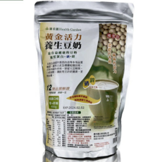 康禾園 Health Garden 黃金活力養生豆奶-原味 400公克, 1個, 400ml