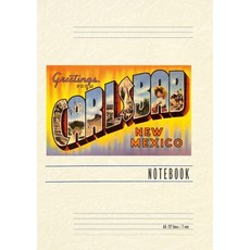 (英文圖書) Vintage Lined Notebook Greetings from Carlsbad New Mexico 平裝版, Found Image Press, 英文