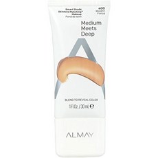 Almay 智能色調膚色彩妝粉底液 30ml, 1個, 400 中等遇上深度
