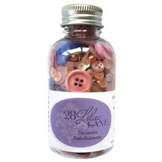 buttons galore&more 工藝裝飾鈕扣, 1個, 蜜桃色