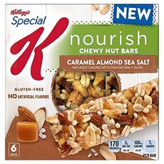 Kellogg's 家樂氏 Special K營養堅果棒 焦糖杏仁海鹽口味, 6條, 33g