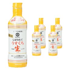 KIKKOMAN 龜甲萬 鮮榨生醬油, 5個, 450ml