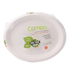 Compo 橢圓形餐盤 32*25cm, 1套, 15件