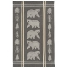 now DESIGNS 北極熊印花廚房毛巾 46*71cm, 1個, 狂野自由提花