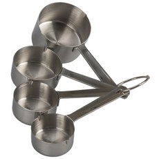 Danesco 量杯4件組, 銀色, 1個, 1ml