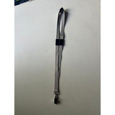 【富巨金】極安全設計15mm識別證帶 - 頸後安全扣、平面安全扣*2 - 特多龍證件帶, 灰色