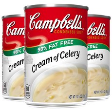 Campbell's 金寶 芹菜奶油濃湯罐頭, 3罐, 298g