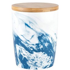 TWINE 麻線餐具室大理石陶瓷罐儲存容器, 1個