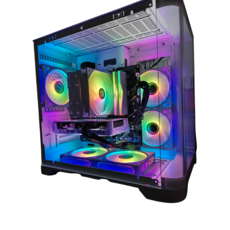 最高cp主機 i5 32g RTX4060 750W 魔物 悟空 LOL Apex 暢玩 電競電腦, 白, 250403I560, 1TB, 32GB, WIN11 S