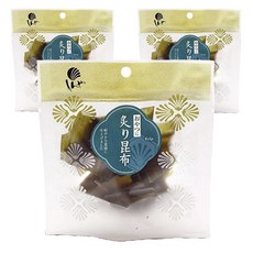 烤昆布, 3個, 15g