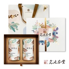 【名池茶業】花綻絮語禮盒 阿里山金萱茶 (清香/濃香) 附提袋