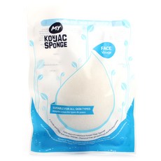 MY KONJAC SPONGE 面部純海綿, 1個, 純的