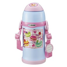 ZOJIRUSHI 象印 甜點印花水壺 SCZT60AZ, 1個, 600ml, 粉色+藍色