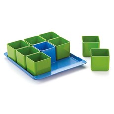 OUTSET 可調式漢堡肉壓模, 1個, 混色