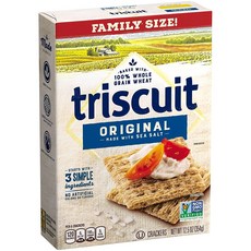 Triscuit 海鹽全麥餅乾, 1盒, 354g