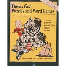 (英文圖書)Down East Puzzles and Word Games 平裝版, Down East Books, 英文