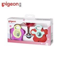 Pigeon 貝親夢幻小花固齒器禮盒，多款造型，安全材質，舒緩長牙不適, Teether only