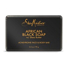 Shea Moisture 乳木果油非洲黑皂, 101g, 1塊