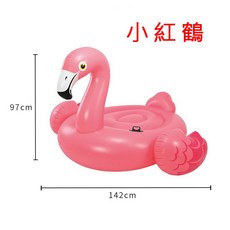 INTEX 水上充氣烏龜坐騎 充氣浮排 水上戲水玩具 衝浪游泳裝備, 紅色