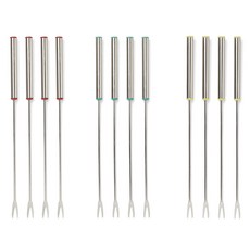 FOX RUN 火鍋叉, 12入, Red+Blue+Yellow