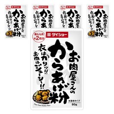 DAISHO 大逸昌 水溶性烤肉店炸物用炸粉, 5包, 80g