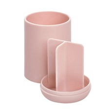 iDESIGN Kade牙刷架牙刷用品整理, 1個, 臉紅