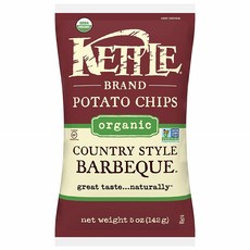 KETTLE BRAND 洋芋片 墨西哥辣椒口味, 鄉村風味燒烤, 1包, 142g