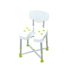 MedGear 洗澡椅 靠背防滑高承重設計, White