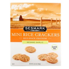 SESMARK 迷你米果 芝麻大蒜口味, 1盒, 149g