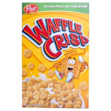 Post Waffle Crisp鬆餅造型穀物麥片, 1盒, 326g