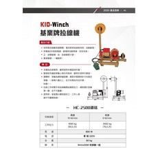 WIN五金基業牌 KIO-2500 拉線機, 1個
