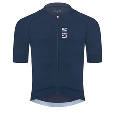 BAISKY百士奇自行車衣男款空力短車衣 BK PRO 深藍色專業透氣排汗自行車上衣