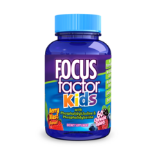 FOCUS factor 膳食補充咀嚼錠 莓果味, 1罐, 60顆