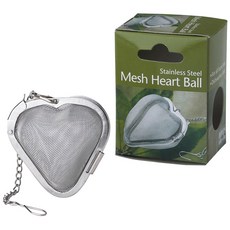 HAROLD IMPORT COMPANY 愛心球型濾茶器, 1個, 不鏽鋼