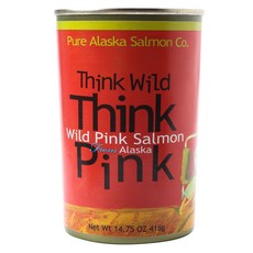 Pure Alaska 野生粉紅鮭魚罐頭, 1個, 418克